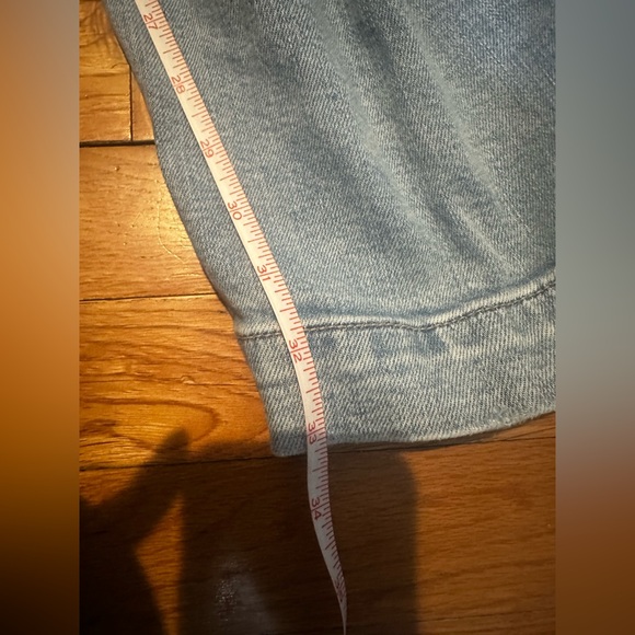 American Eagle Super High Rise Baggy Wide Leg Cargo Jeans 4 Long - Picture 6 of 8